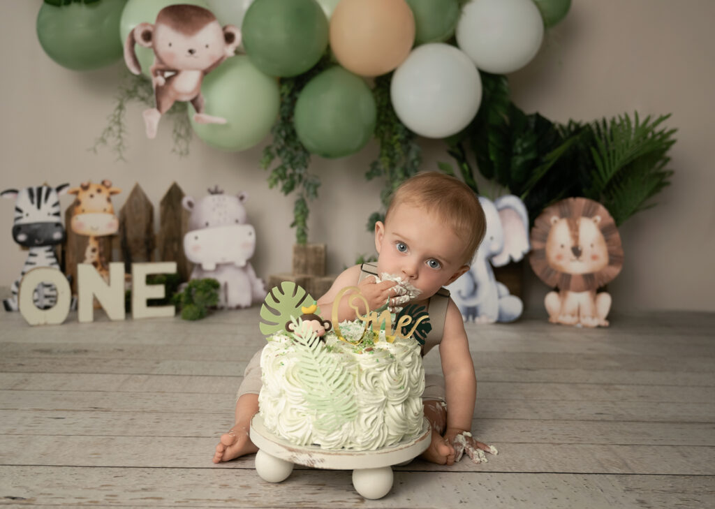 cakesmash fotoshoot bij Little Miracle memories