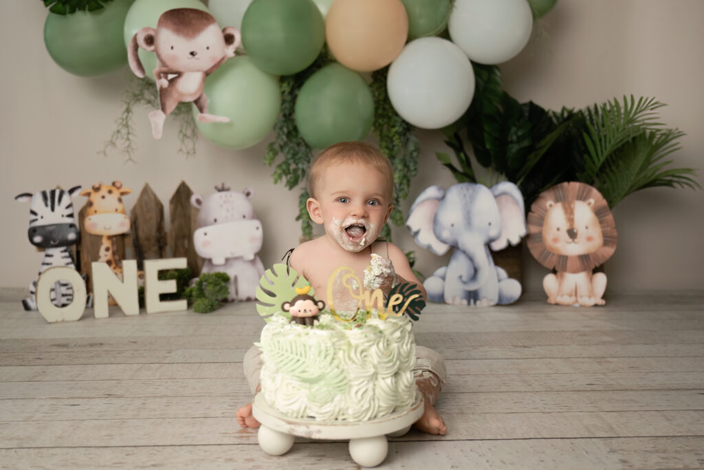 cakesmash fotoshoot bij Little Miracle memories