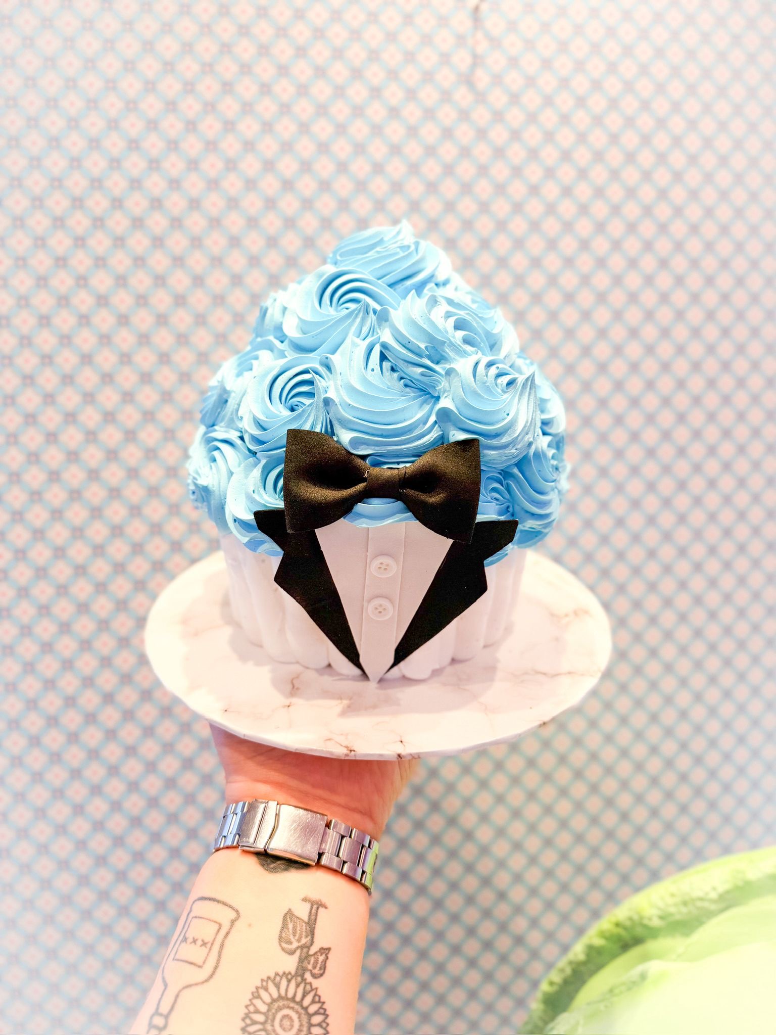 Cakesmash taart professioneel gebakken op maat thema eerste verjaardag Little Miracle Memorie